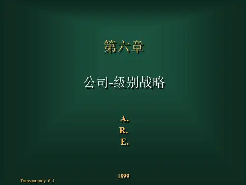 公司级别战略培训