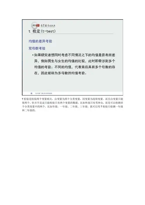 张伟豪2017SPSS培训视频笔记5卡方检验