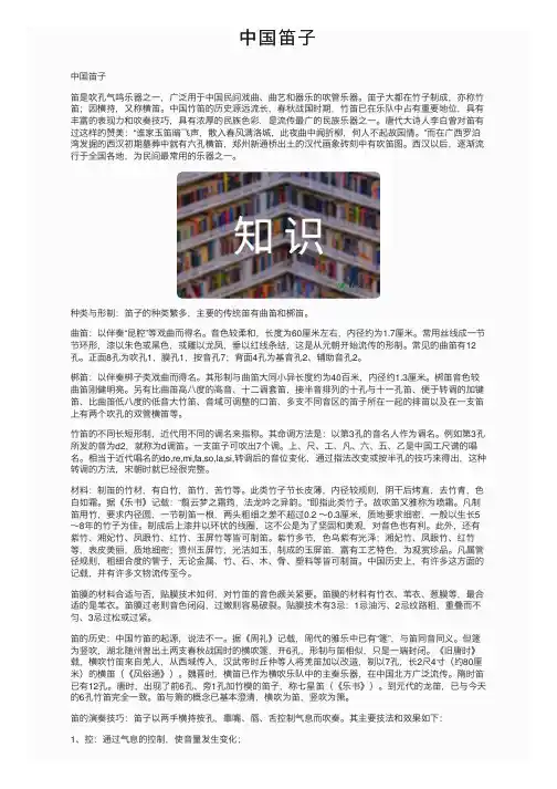 中国笛子——精选推荐
