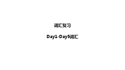 高中英语：词汇(公开课课件)