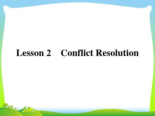 【最新】高中英语选修8北师大版课件：Unit+23 Conflict+23.2.ppt
