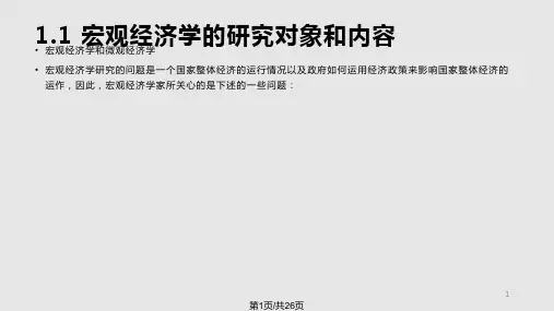 宏观经济学-绪论PPT课件