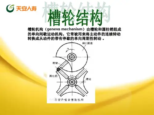 槽轮机构