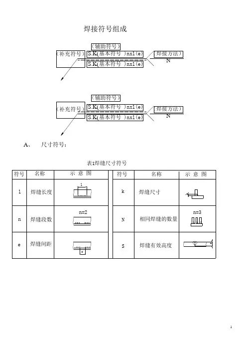焊接标注规范