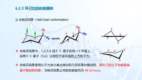 6.2.3 环己烷的构象翻转