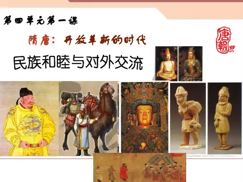 《隋唐：开放革新的时代》3.-民族和睦与对外交流-PPT课件