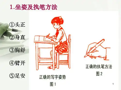 钢笔字培训ppt课件