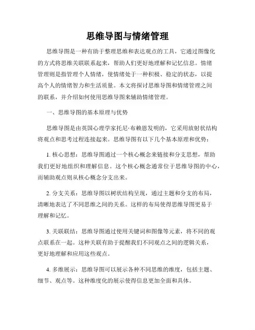 思维导图与情绪管理