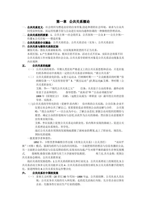 公共关系概论