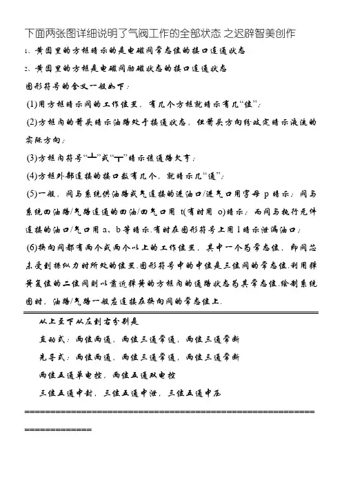 电磁阀符号及含义详解、中封中泄、中压