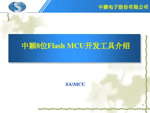 中颖单片机8位Flash MCU开发工具介绍 共33页PPT资料