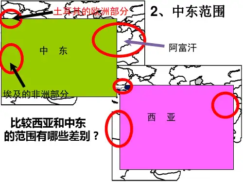 中东复习详解ppt课件