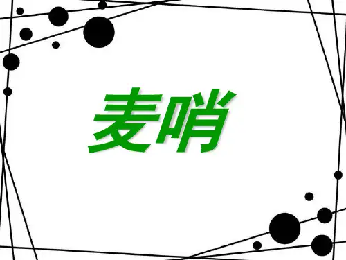 人教版小学四年级下册语文第24课《麦哨》PPT优质课