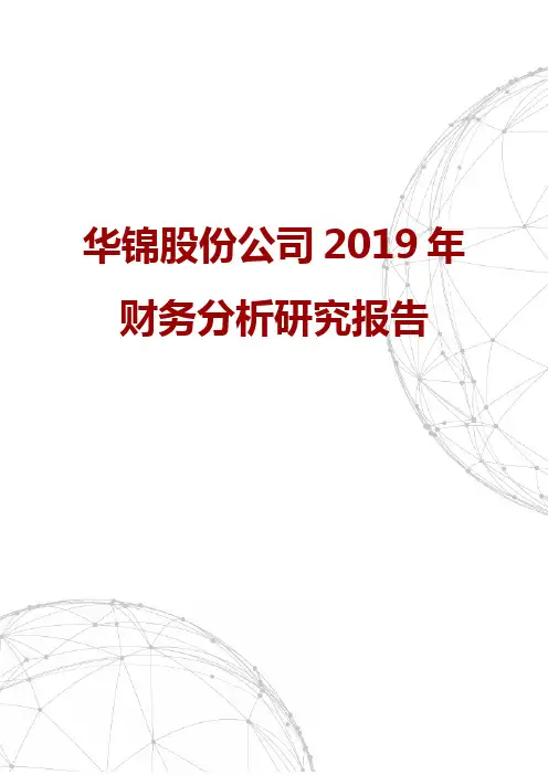 华锦股份公司2019年财务分析研究报告