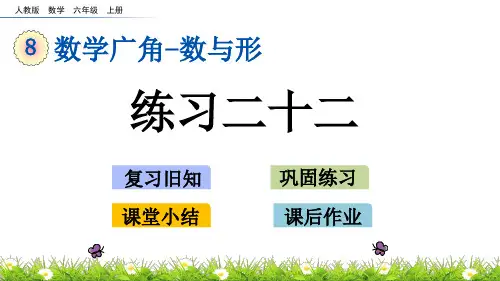 六年级上册数学_练习二十二ppt(人教版)(14张)精品课件