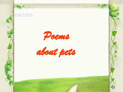 牛津译林版七下英语课件：Unit-8-Pets-reading(共46张PPT)