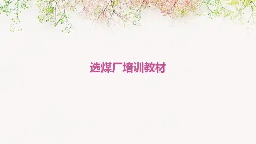 选煤厂培训教材PPT