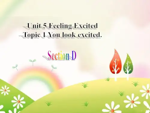 仁爱版英语八年级下册课件Unit5 Topic1 SectionD教学课件