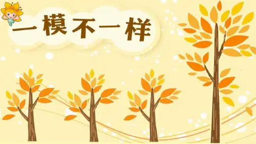 美术优质课课件《一模不一样》ppt课件