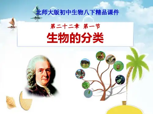 《生物的分类》 (2) 精选优质课件