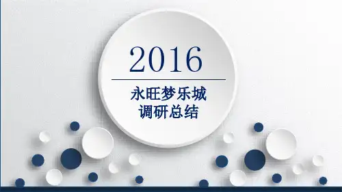 2017永旺梦乐城案例考察研究报告