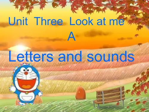 新版pep小学英语三年级上Unit3-Letters-and-soundsppt课件