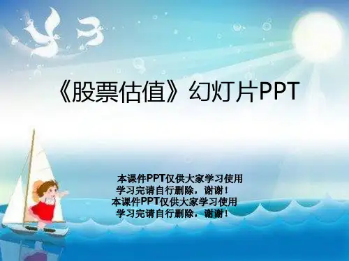 《股票估值》幻灯片PPT