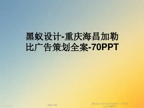 黑蚁设计-重庆海昌加勒比广告策划全案-70PPT