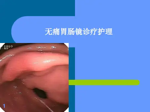 无痛胃肠镜诊疗护理ppt课件