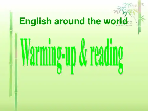 English around the world(ppt)