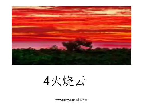 《火烧云》(课件 练习(含答案))
