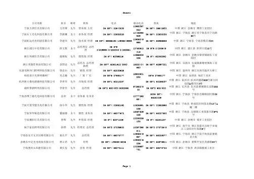 浙江路灯资料 Excel 工作表 (2)