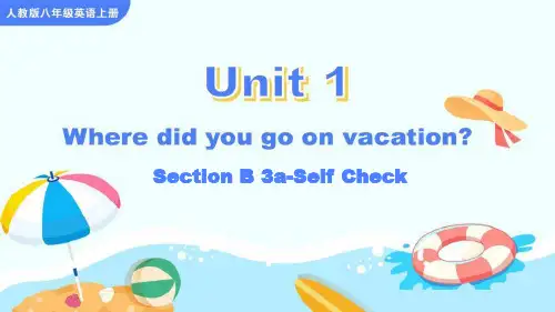 Unit 1 Section B 3a-Self Check课件人教版八年级英语