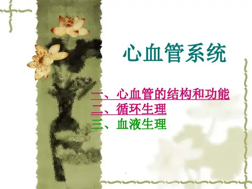 【医学资料】心血管系统