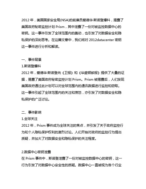 2012datacenter密钥