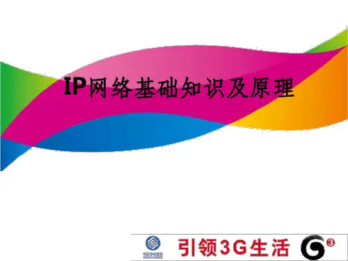 IP网络基础知识及原理ppt课件