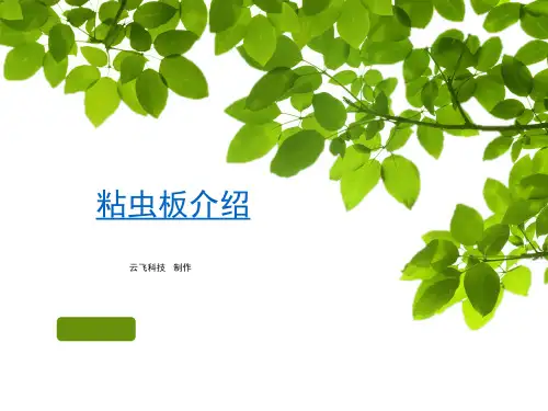 粘虫板介绍