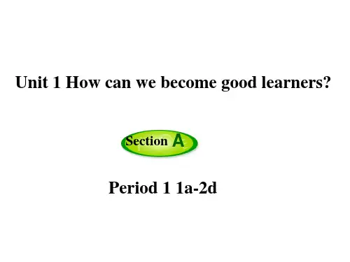 北大绿卡九年级英语全册 Unit 1 How can we become good learners