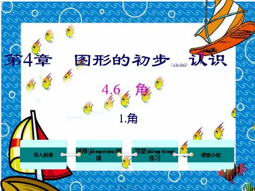 七年级数学上册第4章图形的初步认识4.6角1角教学