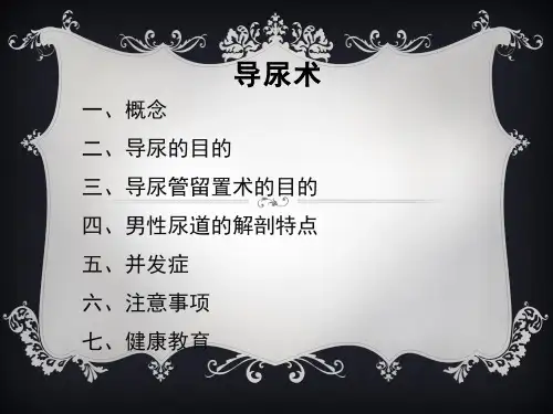 导尿术