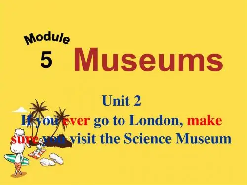 新外研版英语九年级上册Module5 Unit 2 If you ever go to London, make sure you优质课公开课课件