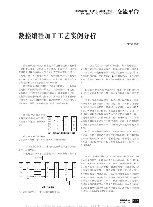 数控编程加工工艺实例分析