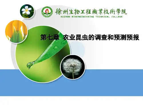 农业昆虫的调查和预测预报讲义