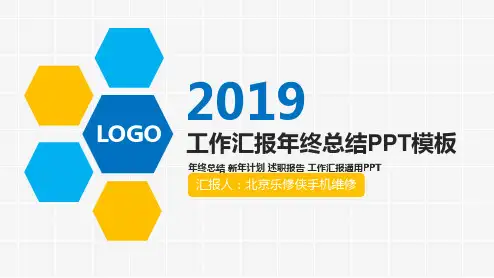 2019工作汇报年终总结PPT模板