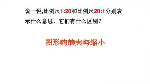 青岛版六年级下册数学 图形的放大与缩PPT课件