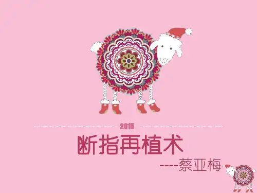断指再植术护理查房