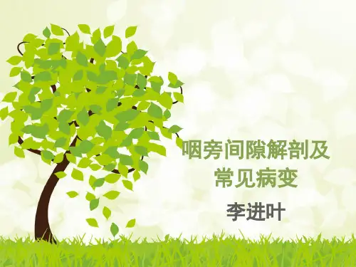 咽旁间隙解剖及常见病变