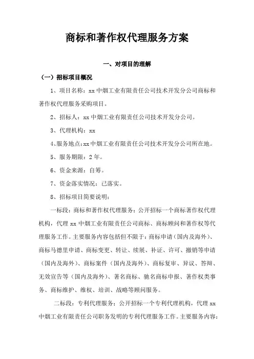 商标和著作权代理服务方案