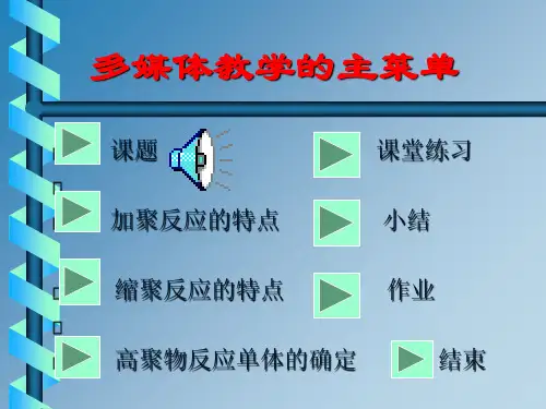 加聚与缩聚反应ppt全面版
