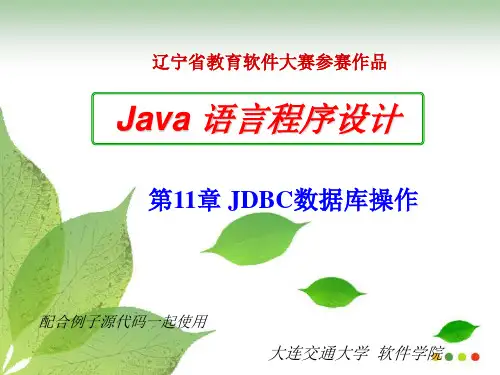 Java 2实用教程第4版_第11章_JDBC数据库操作精讲